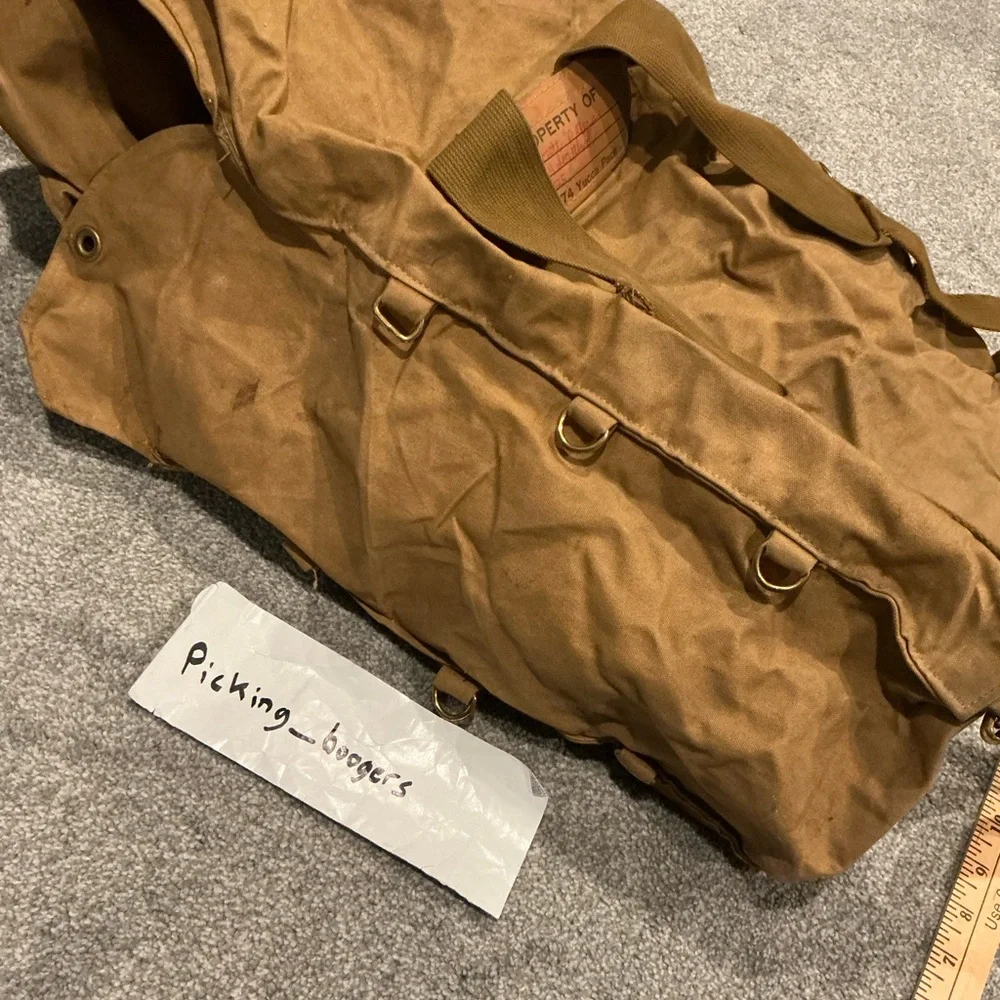 Vintage Boy Scouts Hiking, Canvas Backpack, And Cooking Set for‎ Outdoor Camping
